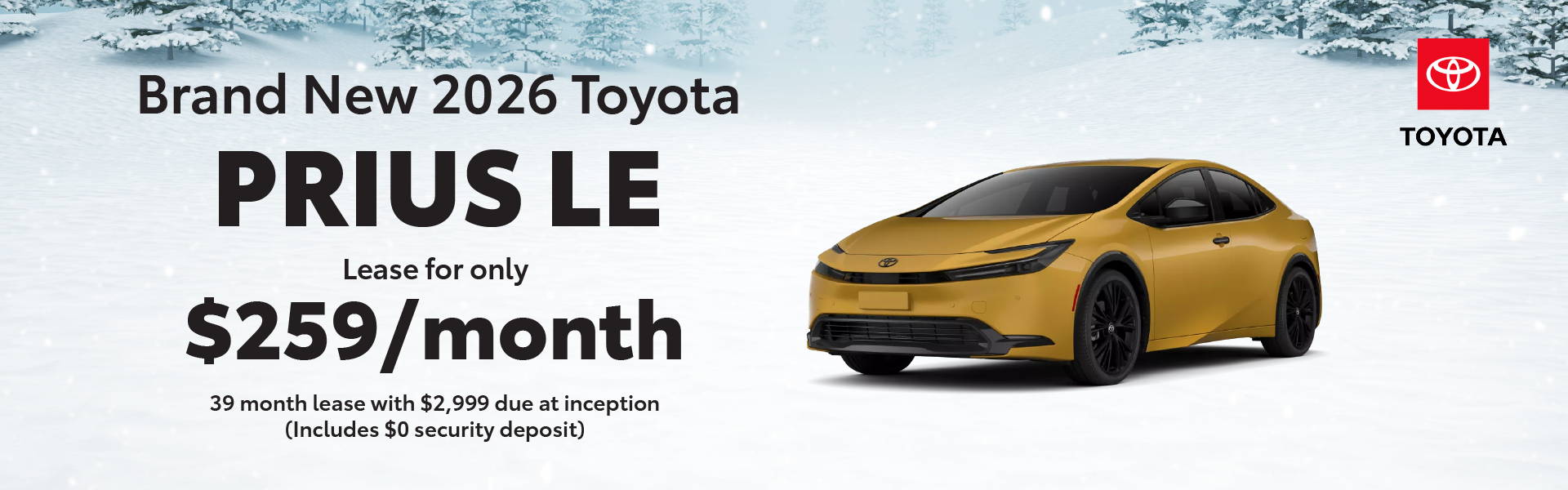 Brand New 2026 Prius LE
