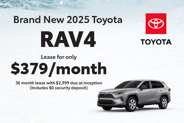 Brand New 2025 RAV4 LE