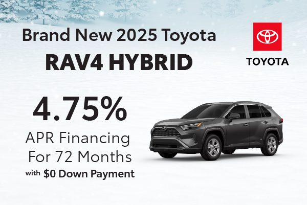 Brand New 2025 Toyota RAV4 Hybrid
