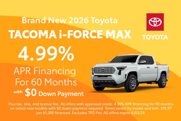 Brand New 2026 Toyota TACOMA i-FORCE MAX