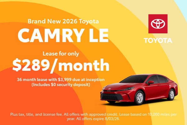 Brand New 2026 Camry LE