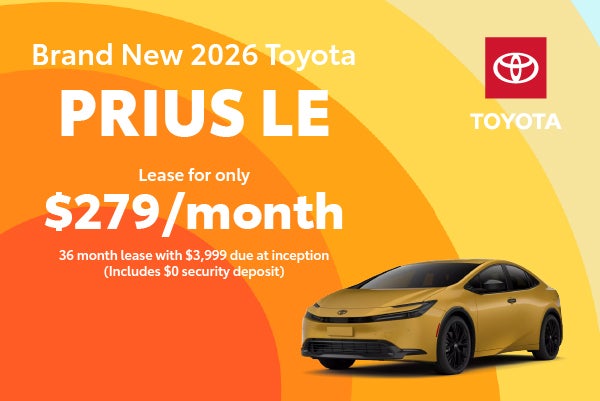 Brand New 2026 Prius LE