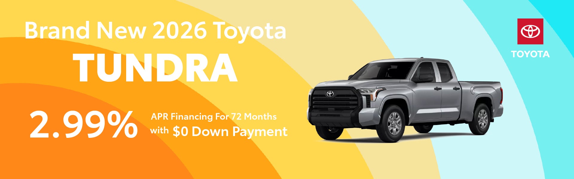 Brand New 2026 Toyota TUNDRA