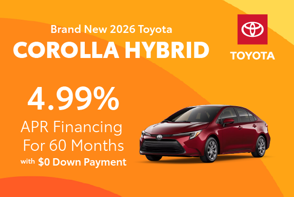 Brand New 2026 Toyota COROLLA Hybrid