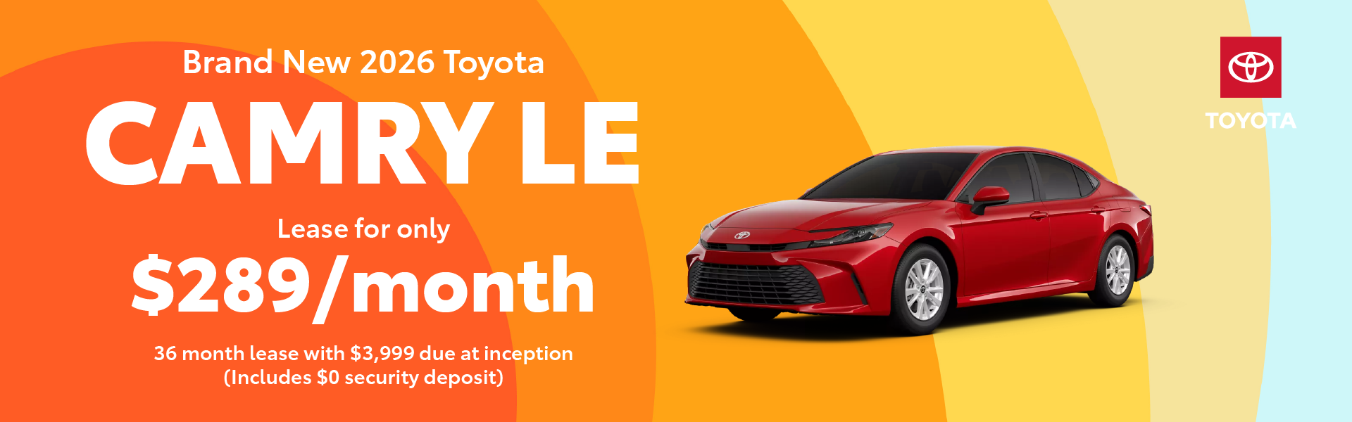 Brand New 2026 Camry LE