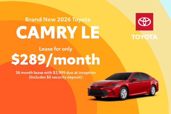 Brand New 2026 Camry LE