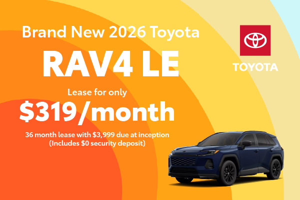 Brand New 2026 RAV4 LE