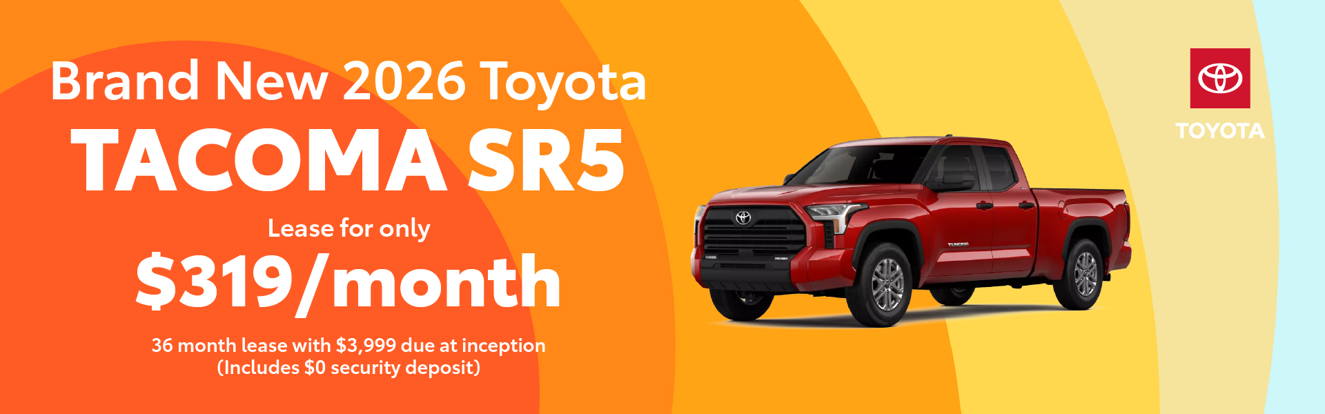 Brand New 2026 Tacoma SR5