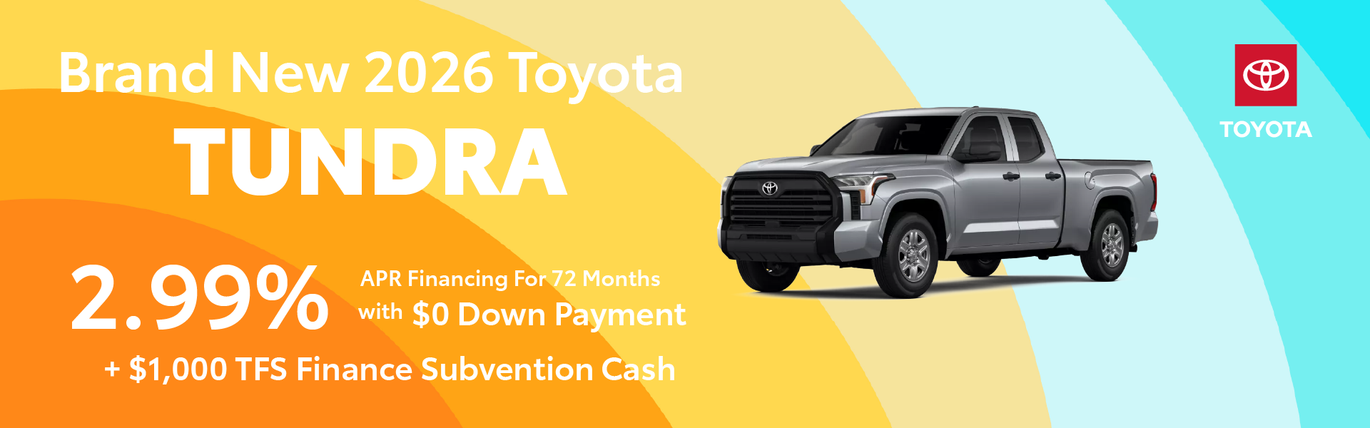Brand New 2026 Toyota TUNDRA