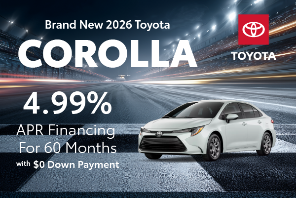 Brand New 2026 Toyota COROLLA
