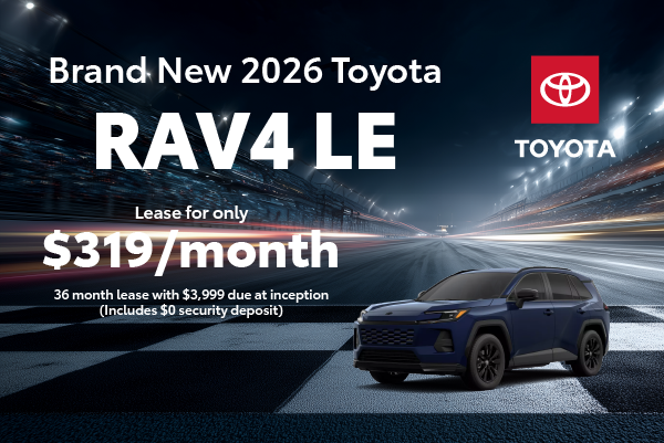 Brand New 2026 RAV4 LE