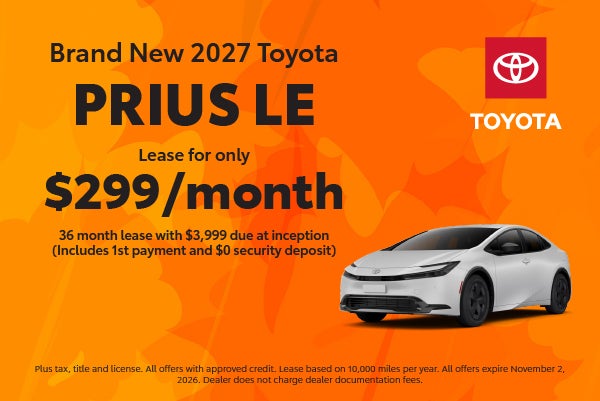 Brand New 2027 Toyota Prius LE
