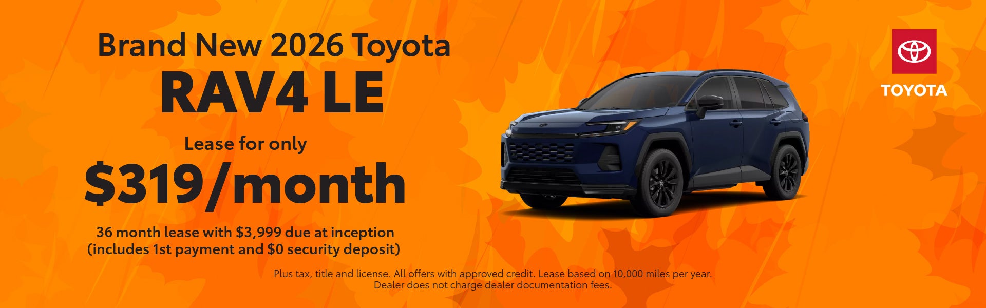 Brand New 2026 Toyota RAV4 LE