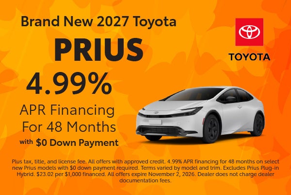 Brand New 2027 Toyota Prius