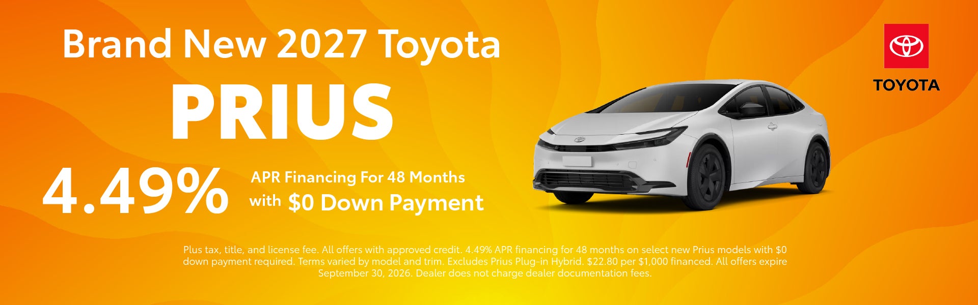 Brand New 2027 Toyota Prius