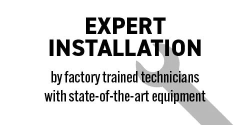 expert installation banner graphic
